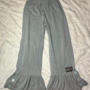 Matilda Jane Ruffle Pants with Flower Buttons